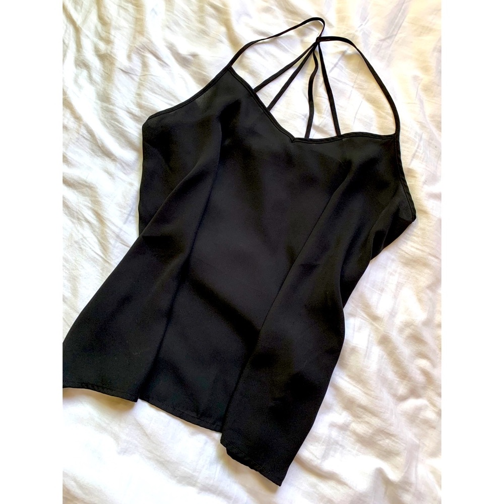Abercrombie & Fitch Sheer Strappy Top